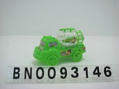 BEN 10 PULLING CAR,
