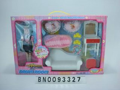 DOLL SET .W/B,