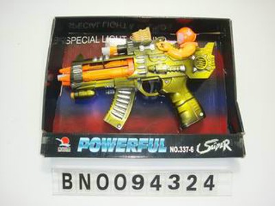 B/O FLASHING GUN W/INFRARED AND SOUND,