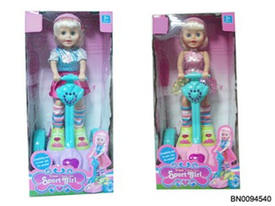 B/O JUMP AND DANCE DOLL,
