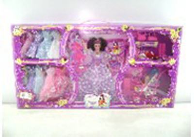 DOLL SET.W/B,