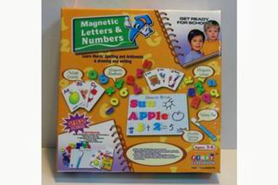 MAGNETIC LETTERS AND NUMBERS GAME SET,