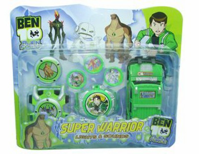 BEN 10 UFO WITH PULL BACK CAR 
,