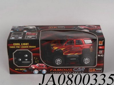 1:12 MP3 R/C CAR W/BATTERY,