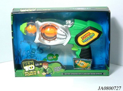 BATTERY OPERATED MUSIC GUN 
W/ LIGHTING,