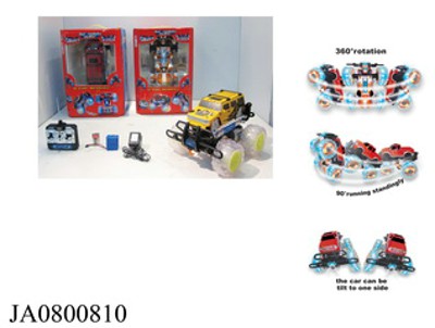 STUNT HUMMER WITH ROBOT LIGHT/MUIC,