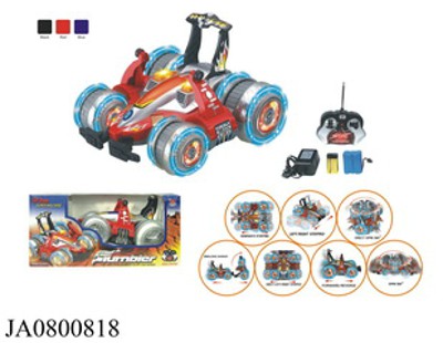 STUNT R/C CAR W/LIGHT CHARGER W/B,