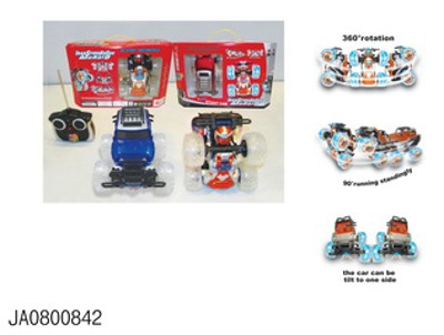 STUNT JEEP WITH ROBO MUSIC/LIGHT,
