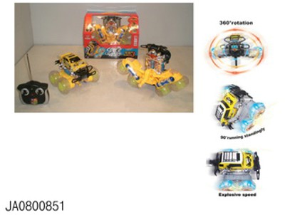 360°SPINS STUNT RACING CAR WITH LIGHT/MUSIC,