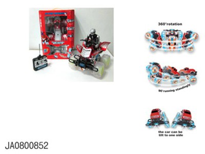 STUNT MOTORCYCLE WITH ROBOT/LIGHT/MUSIC,