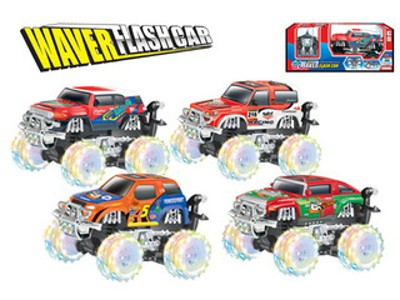 R/C STUNT CAR W/MUSIC AND FLASH LIGHT,