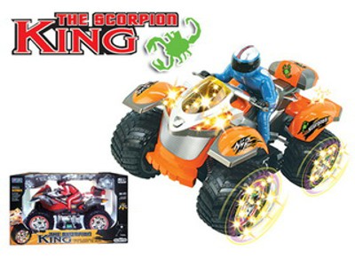 4 CHANNEL R/C MOTORCYCLE W/FLASH LIGHT,