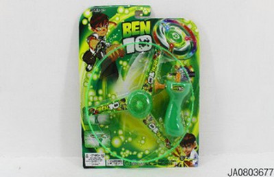 BEN 10 PULLING TOY UFO W/LIGHT,