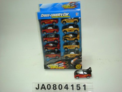SLIDE SPORTS CAR (12PCS),