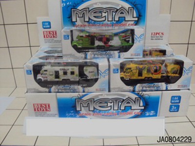 METAL CAR.W/LIGHT AND MUSIC,