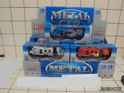 METAL CAR.W/LIGHT AND MUSIC,