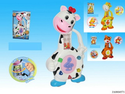 B/O TIGER DEER CATTLE W/LIGHT,MUSIC,