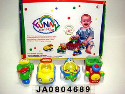 SLIDE CARTOON CAR (8 PCS),