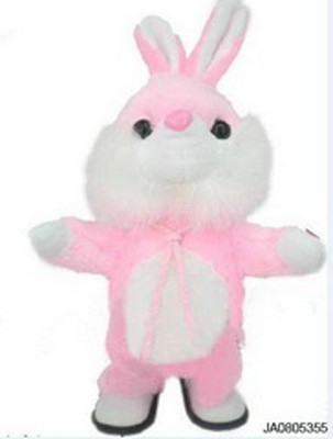 B/O SINGING AND WALKING PLUSH DOLL,