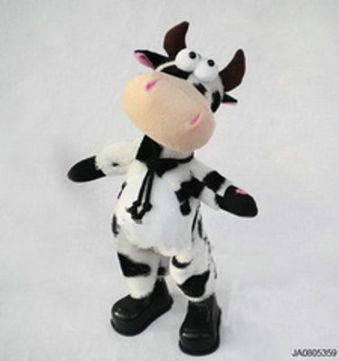 B/O SINGING AND DANCING PLUSH DOLL,