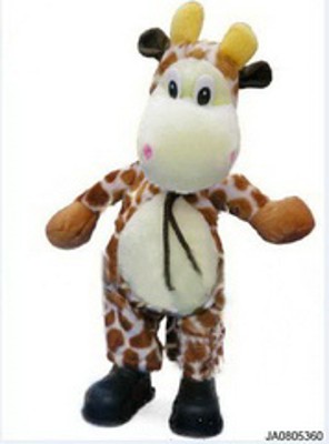 B/O SINGING AND DANCING PLUSH DOLL,