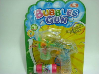 B/O BUBBLE GUN W/LIGHT,