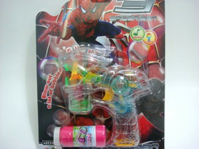 B/O BUBBLE GUN W/LIGHT AND MUSIC,