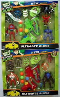 BEN10 MAN SET W/WATCH AND PINGPONG GUN
,