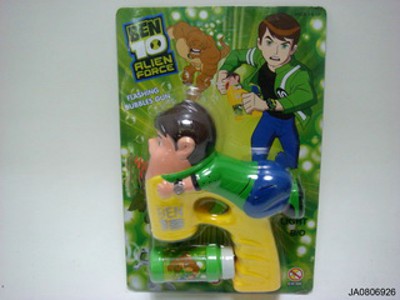 AUTOMATIC BEN10 MUSIC BUBBLE GUN,