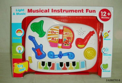 ELECTRONIC ORGAN W/MUSIC,SOUND AND LIGHT,