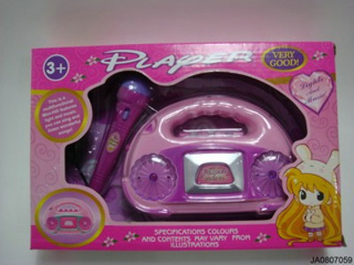 CD PLAYER W/LIGHT AND MUSIC,