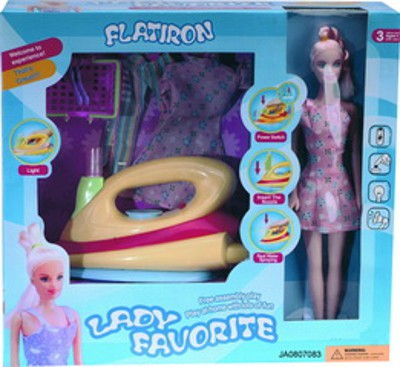 B/O IRON W/DOLL,LIGHT,