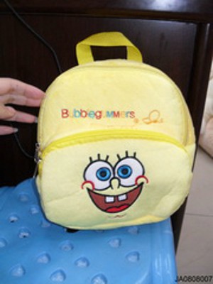 LITTLE SHOULDERS SPONGEBOB BACKPACK 20CM*20CM,