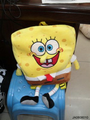 SPONGEBOB DOUBLE SHOULDER PACK  26CM*28CM,