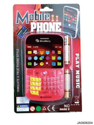 MOBILE PHONE W/MUSIC AND BATTERY,