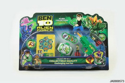BEN10 YOYO + PUZZLE + SHOOT GAME + SOFT BULLET GUN,