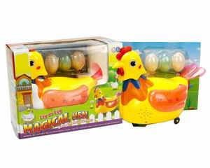 B/O HEN W/LIGHT AND MUSIC,3 EGG,