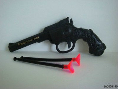 BLACK SOFT BULLET GUN W/3 SOFT NEEDLE,