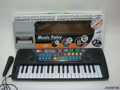 37 KEYS ELECTRONIC ORGAN W/MICROPHONE,