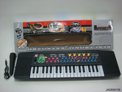 37 KEYS ELECTRONIC ORGAN MICROPHONE W/RADIO,