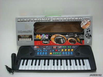 37 KEYS ELECTRONIC ORGAN MICROPHONE W/RADIO,