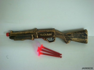 BRONZE SOFT BULLET GUN W/3 SOFT NEEDLE,