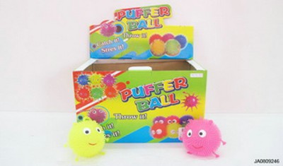 PUFFER BALL W/FLASH LIGHT (30PCS),
