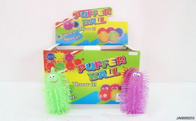 PUFFER BALL W/FLASH LIGHT (36PCS),