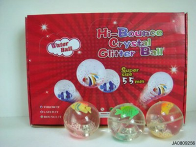 5.5CM JUMP BALL W/FLASH LIGHT (12PCS),