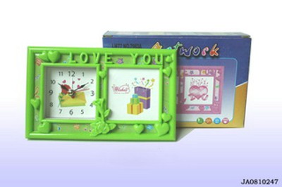 CLOCK AND PHOTO FRAME,