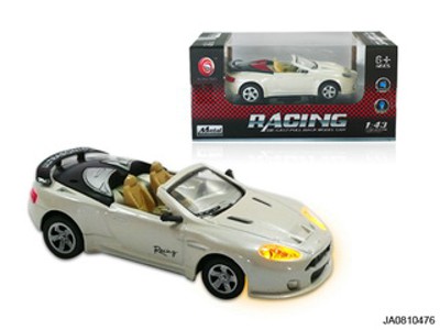 METAL CAR W/LIGHT,MUSIC,