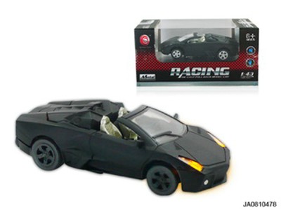 METAL CAR W/LIGHT,MUSIC,