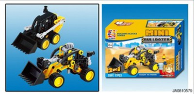 77 PCS BLOCK TRUCK,