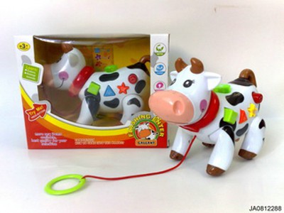 PULLING ANIMAL W/LIGHT AND MUSIC,
